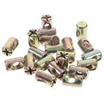 thumbnail image 1 of 20 tuercas cilíndricas para camas, sillas y cunas de aleación de zinc., 1 of 6