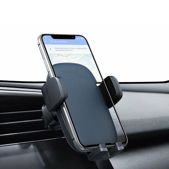 Car Phone Mount - 360° Rotatable, Stronger Vent Clip Hands And Waterproof Holder For Android/IOS Smartphones - Car Air Outlet Clamp Bracket Vent Mount With Easy Installation