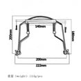 thumbnail image 2 of MagiDeal 10 Holes Harmonica Neck Rack Mount Holder Stand Adjustable Support, 2 of 8