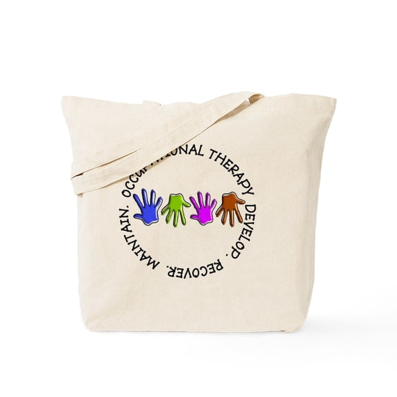 CafePress - OT CIRCLE Hands Tote Bag - Unisex Canvas Tote Bag, Beige, 1-Piece
