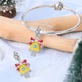 thumbnail image 2 of Jeffery Charms for Women Bracelet 925 Silver Christmas bell Pendants with Colorful zircon,Lucky Bell,Christmas, 2 of 7
