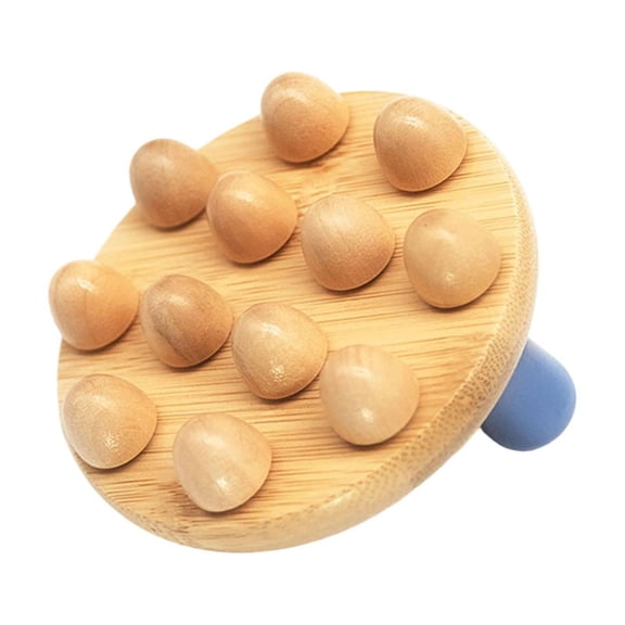 Pitycbo Wood Massage Brush Deep Tissue Massage Portable Handheld Body Massage Brush Tool