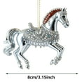 thumbnail image 3 of Christmas Ornament Horse Christmas Ornament 2025, Horse Ornaments for Christmas Tree, Horse Gifts for Women, Girls Horse Gifts for Horse Lovers (G), 3 of 8