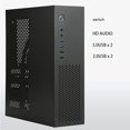thumbnail image 3 of SKTC A10 Mini Desktop HTPC Computer Case para Placa Base MATX24X24 Small 1U 7.3L Computer Case, 3 of 5