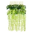 thumbnail image 1 of 12 piezas 3.6 'Seda artificial Wisteria Vine Ratta Colgante Flor Guirnalda Cuerda Fiesta en casa Boda Decoración Verde oso de fresa  Juguete, 1 of 3