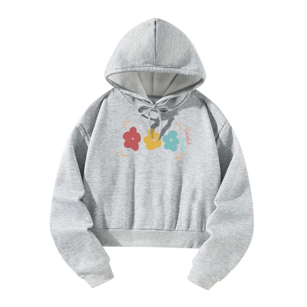 Sudadera con capucha de manga larga para mujer con capucha elegante Y2K casual Activewear sudadera con capucha M