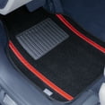 thumbnail image 6 of FH Group Galaxy13 Carpet Red Car Floor Mats, Universal Fit 4pc Full Set with Air Freshener, 6 of 9