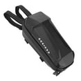 thumbnail image 1 of Black 2L/3L Waterproof PU & EVA Hard Shell Handlebar Bag for Electric Bikes/Scooters - Reflective Strips for Night Safety, Spacious Storage for Phones, Wallets, Keys & Chargers - Lightweight Design, 1 of 6