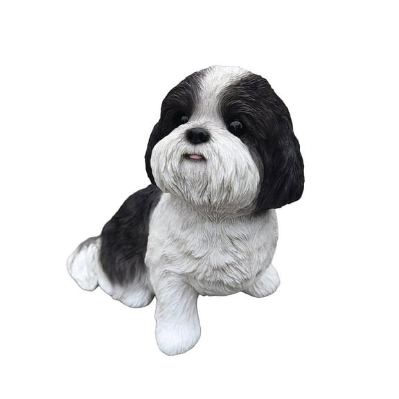 Hi-Line Gift Ltd. Monochrome Elegance: Shizu Polyresin Figurine in Black and White