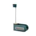 thumbnail image 4 of Hair Dryer Holder Plastic Wall Mounted Punch Free Bedroom Makeup Room Organization Blower Storage Rack Household Hotel Multi-purpose Organizing Bracket Dark Green, 4 of 9