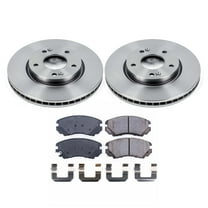 Ultimate Brakes Front Ceramic Brake Pad and Rotor Kit with Hardware WM80893