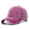 thumbnail image 6 of SikaFu Washed Cotton Cap Denim Plain Moto Gp Baseball Cap for Men Women Casual Outdoor Snapback Caps Kpop кепка мужская 여름모자 남성용, 6 of 6