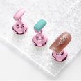 thumbnail image 4 of Soporte para práctica de uñas, estante para parches de uñas, herramientas de manicura con base (rosa) Tmvgtek Cuidado Belleza, 4 of 7