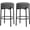 Grey, variant on Gaderth Round Barstools 24" Set of 2, Accent Backless Barstools, Modern Counter Height Bar Stools with Sherpa Soft Seat for Kitchen Island, Bar, Dining Room