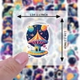 thumbnail image 6 of 35pcs-50pcs Cute Astronaut Stickers Cosmic Space Stickers Alien Rocket Stickers for Laptops Suitcases Phone, 6 of 9