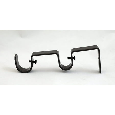 

SEYATPOOL Set of 2 Double Curtain Rod Bracket for 1 and 3/4 Rod Bronze