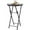 Orange, variant on Outsunny Mosaic Patio Side Table, 14" Folding Balcony Table, Blue