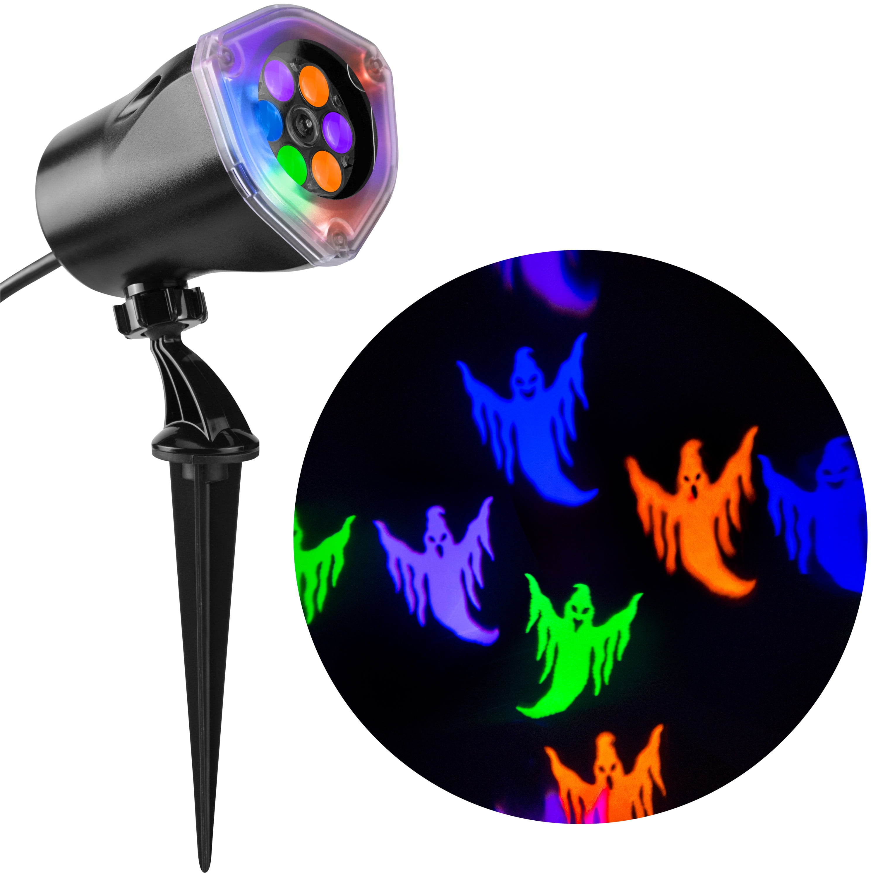 Gemmy Industries Multicolor LED Lightshow Projection, Whirl a Motion