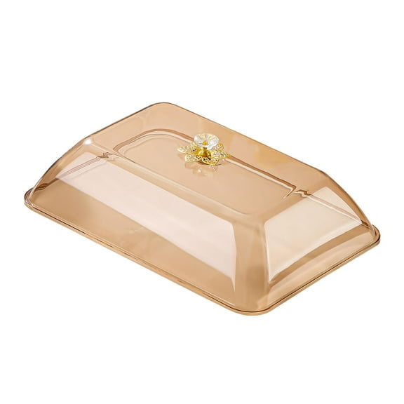 Food Cover Rectangular Cake Stand Protection Sturdy Lightweight Plastic for Picnics Camping and BBQ Events