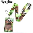 thumbnail image 2 of Real Animal Sloth Key lanyard Car KeyChain ID Card Pass Gym Mobile Phone Badge Kids Key Holder Jewelry Accessories Decorations Card Holder, 2 of 5