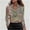 #0341-Green, variant on Women's Floral Print Satin Cowl Neck Long Sleeve Shirts Dressy Business Office Loose Elegant Blouses Baggy Fit Blouses Beach Vacation Wear Gift