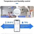 thumbnail image 4 of Dernier Modèle 2025 Moniteur de Température et d'Humidité WiFi et Télécommande Intelligente IR, 4 of 5