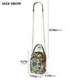 thumbnail image 2 of FORMRS Crossbody Bag for Women Quilted Travel Shoulder Cell Phone Purse with Chain Strap Handbag, Vibrant Floral, 2 of 7