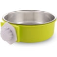 thumbnail image 1 of Comedero colgante de acero inoxidable extraíble para perros, comedero pequeño para agua y comida para perros, gatos, conejos y pájaros., 1 of 5
