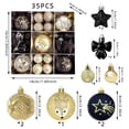 thumbnail image 3 of Fmbmuo Christmas Decorative Ball Pendant 35Pcs Colorful Plastic Ornaments for Tree Wedding Scene Decor Christmas Decor,Multicolor, 3 of 5