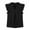 00-Black723, variant on Tiijoy Girls Summer Ruffle Sleeve Shirt Casual Solid V Neck Blouse Top, Green, Sizes 5-14