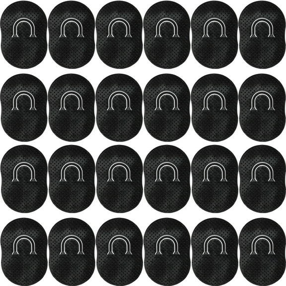 RONYOUNG 24PCS Pocket Palm Combs for Men Women Soft Pocket Brush Portable Shampoo Pocket Combs (Black)