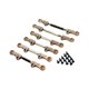 thumbnail image 3 of 6 varillas de enlace de dirección RC, accesorio de varillas ajustables de metal, piezas de vehículos modelo RC, de metal para P73200 P73240 escala Champán, 3 of 8