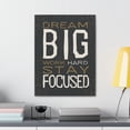 thumbnail image 3 of Inspirational Wall Art Dream Big Stay Focused Motivation Wall Decor for Home Office Gym Inspiring Success Quote Print Ready to Hang Unframed, 3 of 13