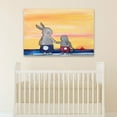 thumbnail image 2 of "Andrea Beach Bunnies" Painting Print on Wrapped Canvas, 2 of 7