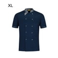 thumbnail image 4 of Sonducket Bolsillo con hebilla de tela transpirable Resistente al desgaste Colorfast - Delantal de cocina de poliéster profesional Conveniente Camisetas Azul SG, 4 of 6