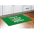 thumbnail image 3 of ThisWear New Home Decor 2020 Social Distance Spread Joy Not Germs Doormat Green, 3 of 3
