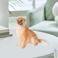 thumbnail image 3 of Figura de perro realista, figura de animal, mano de obra fina, recuerdo, arte, decoración para el hogar Marrón, 3 of 7