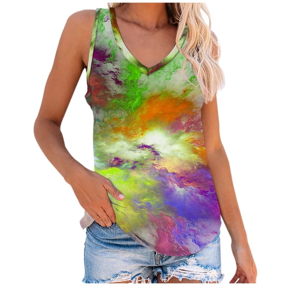 Tank Tops for Women Camisole Shir Tsleeveless Casual Shirts Undershirts,Green,S