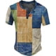 thumbnail image 1 of Playeras Hombre Cuello V Camiseta Gótica Retro Para Hombre Con Cordones Y Cuello En V Y Bolsillo, Camiseta De Manga Corta, Camisetas Sueltas, 1 of 2