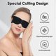 thumbnail image 3 of Zero Pressure Sleep Mask - Lightweight Breathable Blockout Eye Mask for Sleeping with Ear Hanging Elastic Strap for All Sleep Positions Men Women Soft, 3 of 5