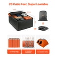thumbnail image 3 of VEVOR Car Rooftop Cargo Carrier Bag 20 Cubic Feet 840D PVC Car Roof Luggage Cargo Bag, 3 of 9