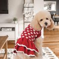 thumbnail image 3 of Suéter para perro, vestido para cachorro: cálido vestido para cachorro, suéter de invierno con forma de corazón para perro, sudadera para perro, abrigo para perro, vestido para gato,, 3 of 6