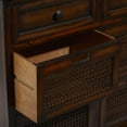 thumbnail image 5 of DecMode 31" x 28" Brown Wood 6 Drawers Storage Unit, 1-Piece, 5 of 18