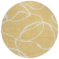 thumbnail image 2 of Addison Rugs Chantille Indoor/Outdoor Transitional Geometric, Abstract Gold Washable Round Rug, 8' x 8', 2 of 6