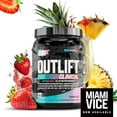 thumbnail image 6 of Nutrex Research Outlift Clinically Dosed Pre Workout Powder with Creatine, 8G Citrulline, BCAA - Energy, Performance, Pump Preworkout Supplement for Men & Women (22 Servings, Miami Vice), 6 of 8