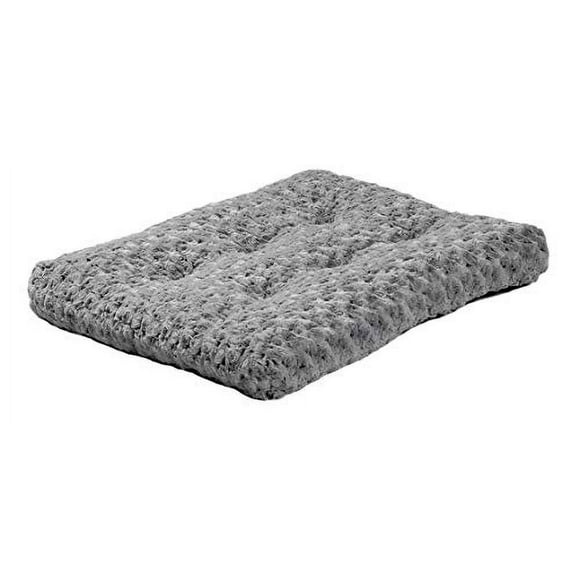 Plush Pet Bed | OmbrÃ© Swirl Dog Bed &amp; Cat Bed | Gray 23L x 18W x 1.75H -Inches for Small Dog Breeds