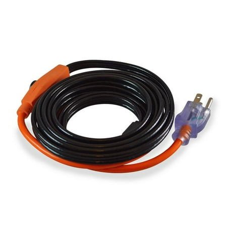 - GardenHOME Pipe and Valve Heating Cable - Built-in Thermostat Controlled, 3Feet