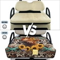 thumbnail image 6 of COEQINE Golf Cart Accessories Seat Covers with 4 Pockets, Foldable Design for Easy Carry Towel Seat Cover Easy to Install for EZGO Yamaha Club Cars, Highland Cow Cowboy American Tribal Cow Print, 6 of 8