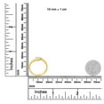 thumbnail image 5 of 10K Yellow Gold 1/4ct TDW Princess cut Diamond Promise Ring (H-I,I1-I2), 5 of 7