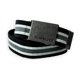 thumbnail image 1 of Quiksilver - Cinturón tejido a rayas para hombre, color negro, talla única Quiksilver tejido, 1 of 1